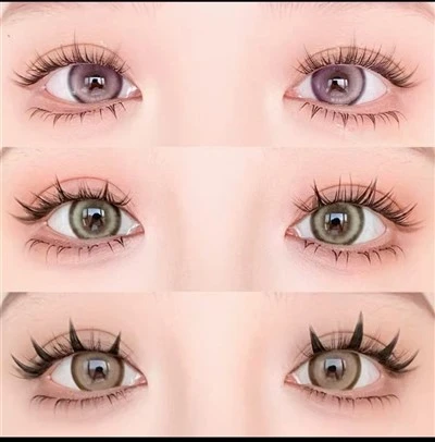 Cils supérieurs épais segmentés sans colle